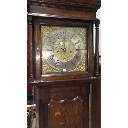 Kere Sandring Bolton, Long case clock, 30 hour, brass dial, ...