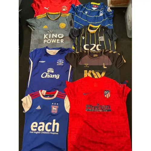 Junior Football Shirt Collection: Varied club shirts in main...