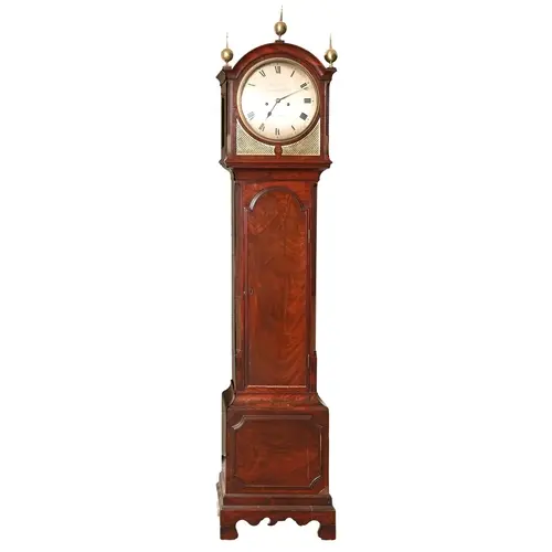 A George III mahogany eight-day longcase clock, John Denne, ...