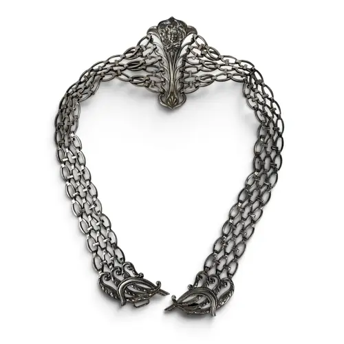 ART NOUVEAU SILVER BELT Weight: 114gms