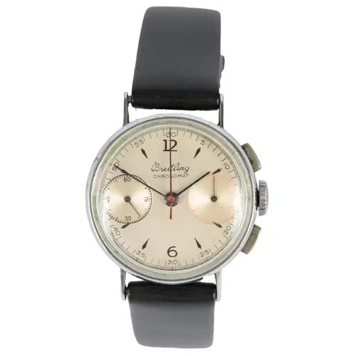 A gentleman's 1940's/1950's stainless steel Breitling Chronm...