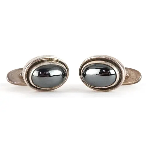 Harald Nielsen for Georg Jensen, pair of mid century Danish ...