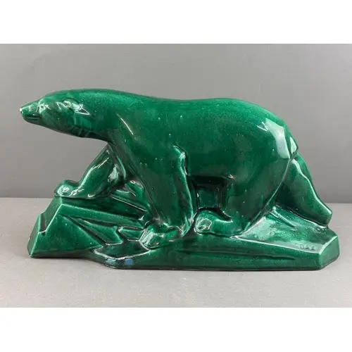 Decorative Arts: Edouard Cazaux (1889-1974)- an Art Deco gre...