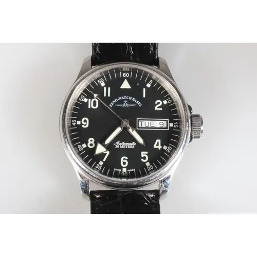 Gents Zeno Watch Basel automatic wristwatch, stainless steel...