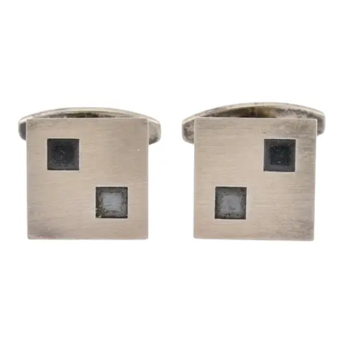 Mid 20th Century, Niels Erik From, Danish silver cufflinks. ...