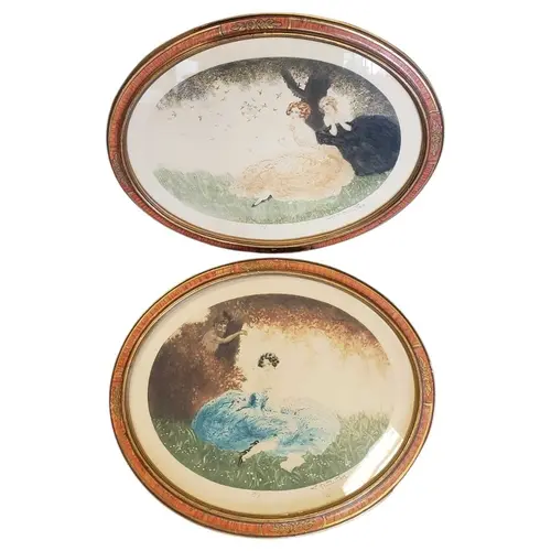 Charles Naillod (French, B. 1876-1941) - Two Art Deco aquati...