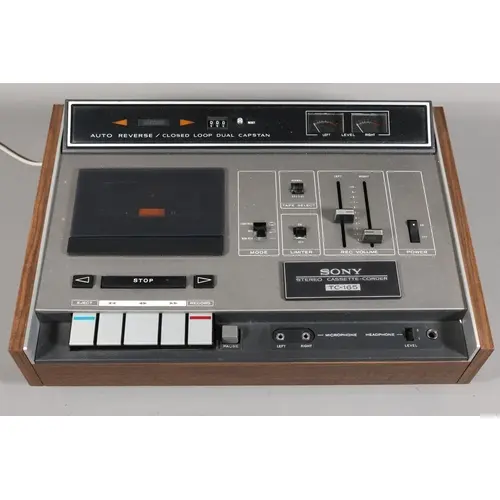 Sony TC165 Stereo, Auto reversing Cassette Deck - 1970s