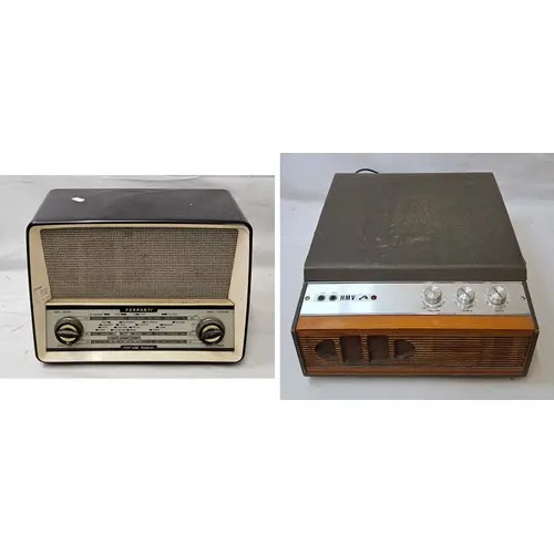 Ferranti Vintage Radio UNTESTED & HMV Record Player model 20...