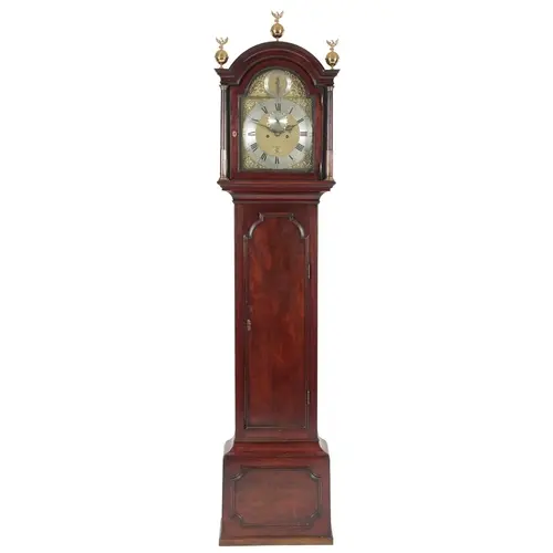 A George III mahogany longcase clock by Edward Pistor, Londo...