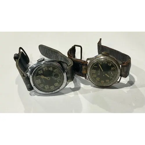 A Bentima military wristwatch, second hand subdial, Swiss ma...