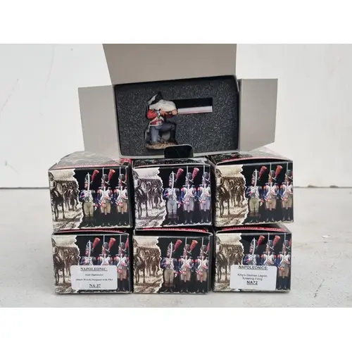 Seven boxed King & Country Napoleonics Figures comprising NA...