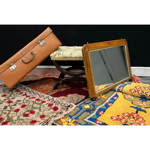 Interior furnishings - three hand woven knotted rugs in vari...