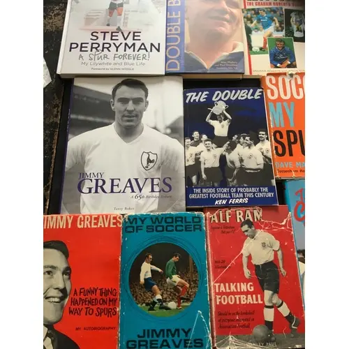 Tottenham Signed Football Books: Includes autobiographies of...