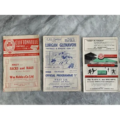 1950s Irish Football Programmes: Mid to late 50s programmes ...