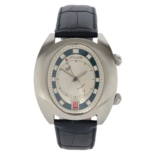 A gentleman's 1960's/1970's stainless steel Le Coultre Memov...