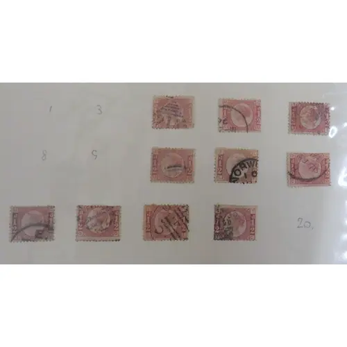 Stamps: GB SG49 Good Used Plates