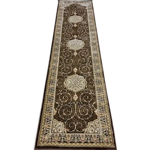 A full-pile, finely woven Turkish runner from the Benghiat C...