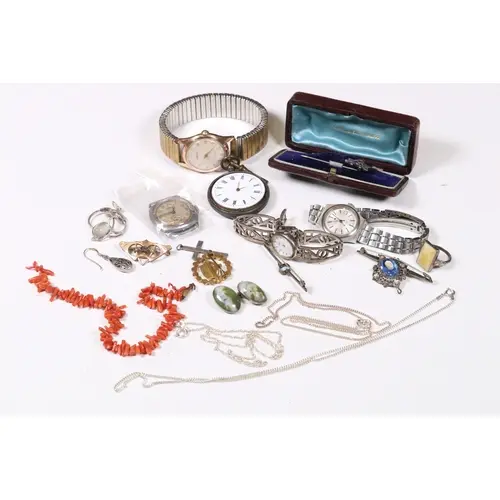 Small quantity of jewellery to include sterling silver Rotar...