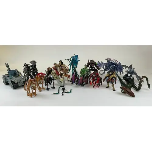 Various Playmates Skeleton Warriors figures including a Skul...