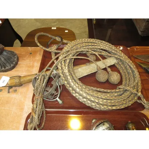 South American Bolas, Lassoo, Crop and Stirrups