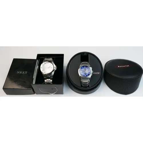Accurist and Next gent's wristwatches