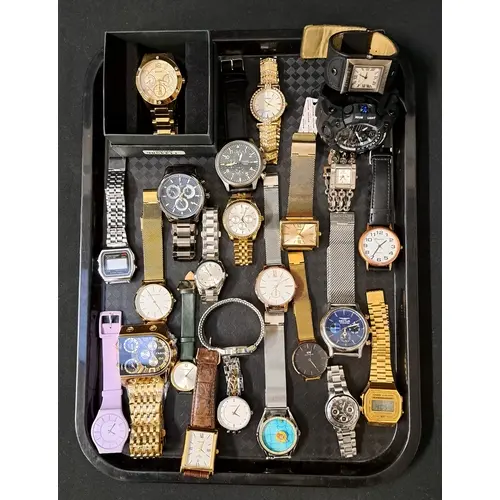 SELECTION OF LADIES AND GENTLEMEN'S WRISTWATCHES including P...