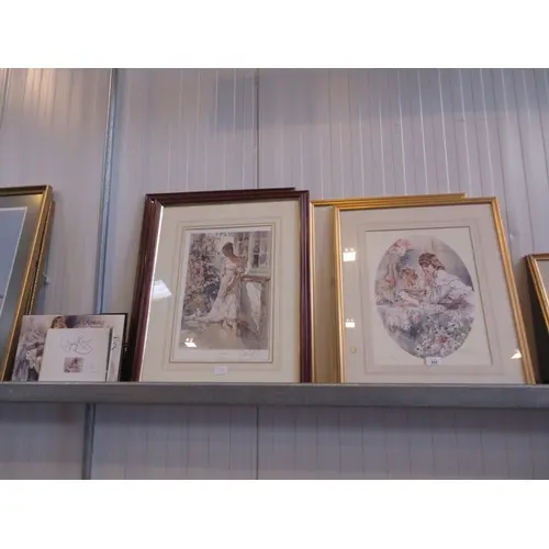 Four Gordon King Signed Limited Edition Prints and 2 Books