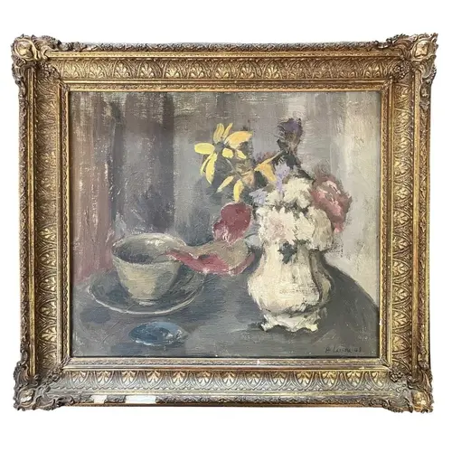 Helen Lessore (Bloomsbury School, 1907-1994) - Autumn Flower...