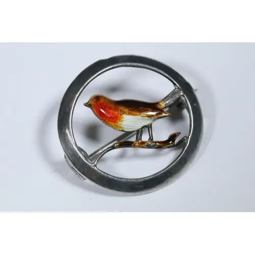Early 20th century fully hallmarked sterling silver and enam...
