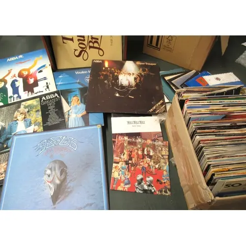 Quantity of LP and single records
