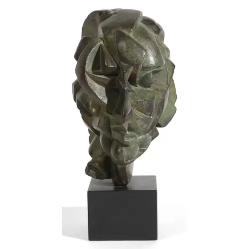 § Kim James (1928-2011) 'Carole II' a portrait bust of the ...