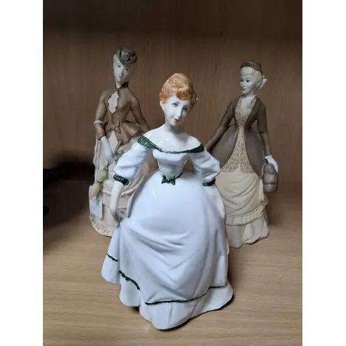 THREE ROYAL WORCESTER FIGURINES, comprising Coming of Age, S...