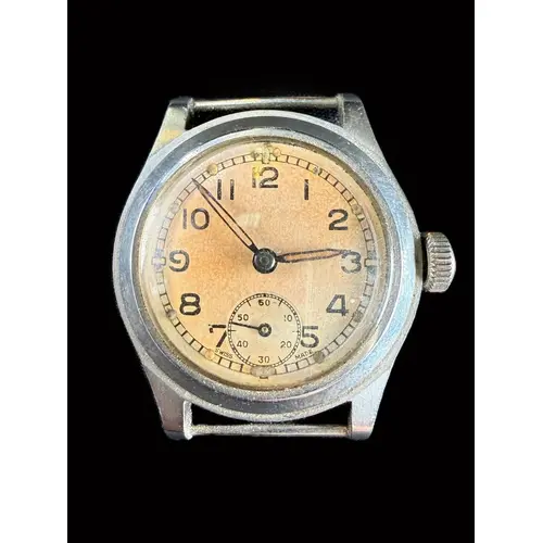 A vintage A.T.P (Army Time Piece) hand winding military wris...