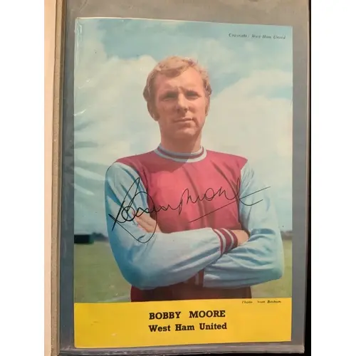 West Ham Signed Football Photos: Programme inserts from the ...