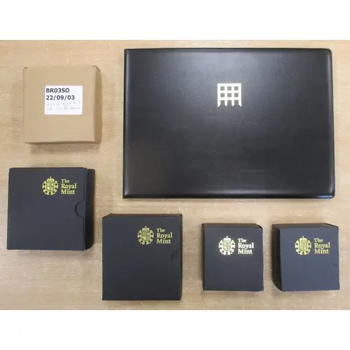Collection of proof FDC £2 silver Britannia issues includes ...