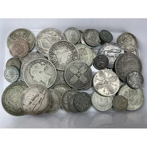 Collection Of GB XIX Century And Pre 1947 Silver Coins, incl...