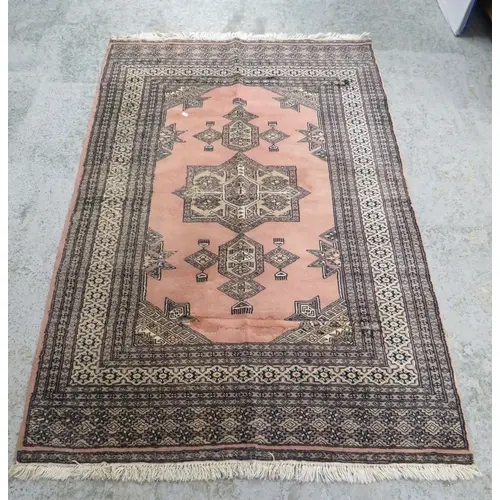 Vintage Traditional Woven Rug, repeating geometric designs t...