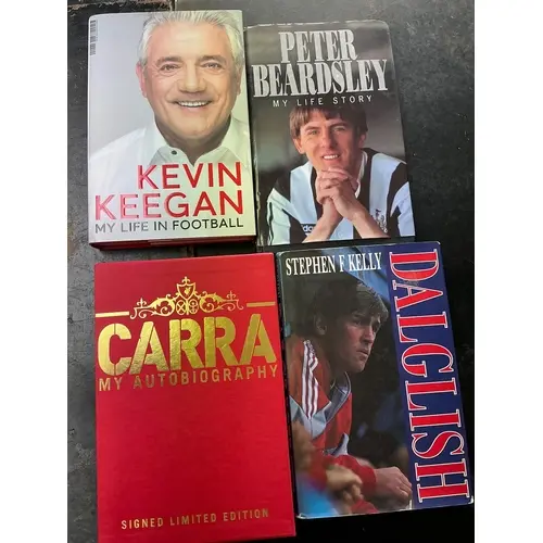 Liverpool Signed Football Books: Hardback books of Dalglish ...
