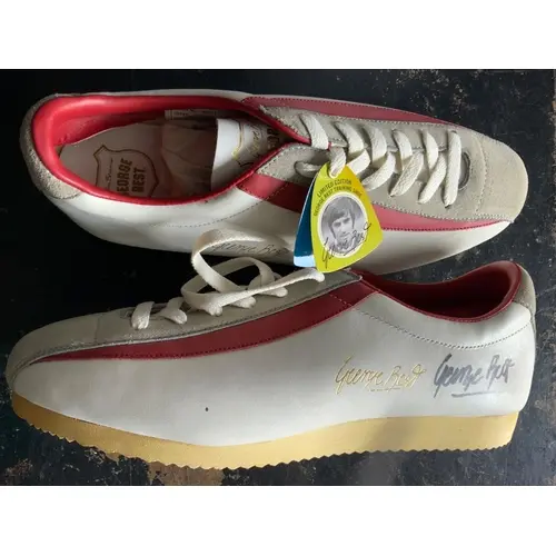 George Best Original Signed Ben Sherman Football Trainers: B...