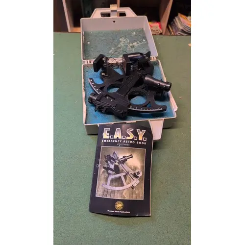 Davis Instruments Master marine sextant with black moulded f...