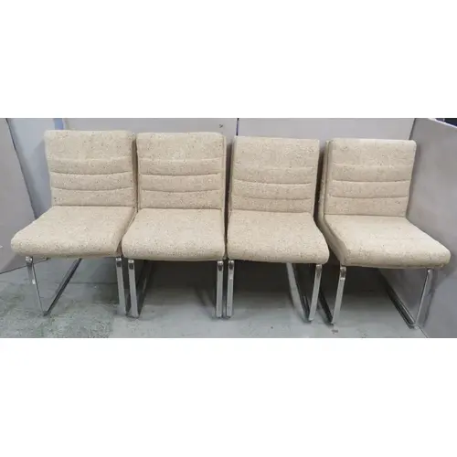 MATCHING TABLE LOT 173 Set of 4 Verco 1980s Cantilever Dinin...