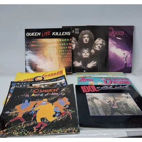 ONE BOX CONTAINING OVER FIFTY LPs including Sgt. Peppers by ...