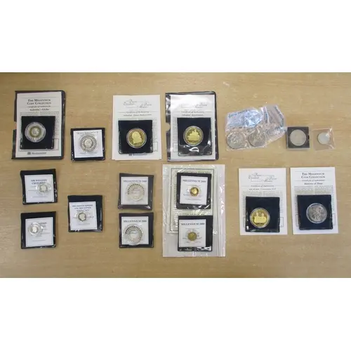 World silver misc. collection, generally proof FDC, includes...