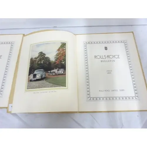 Two Rolls-Royce bulletins 1957