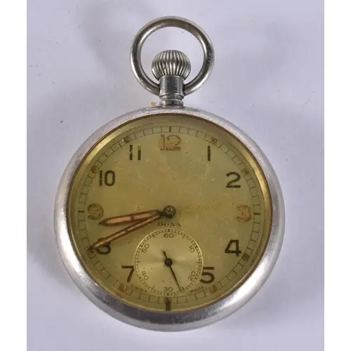 Doxa GSTP British Military Issued Pocket Watch Hand-Wind Wor...