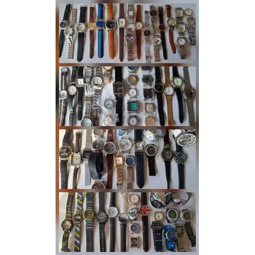 A large quantity of gents fashion watches A/F to include a F...