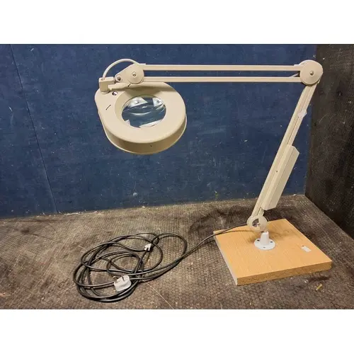 A 'THOUSAND AND ONE LAMPS' INSPECTION LAMP with magnifying g...