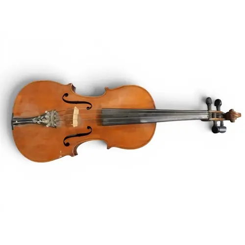 Violin - 14" full size Stradivarius copy, German made with d...