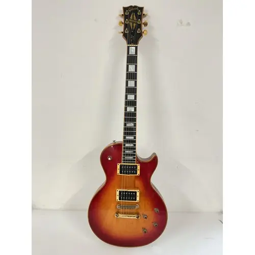 A circa 1970s Gibson Les Paul Custom electric guitar in a su...