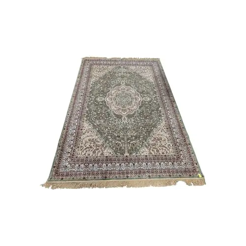 A contemporary Sarook Kashan part silk machine woven carpet ...